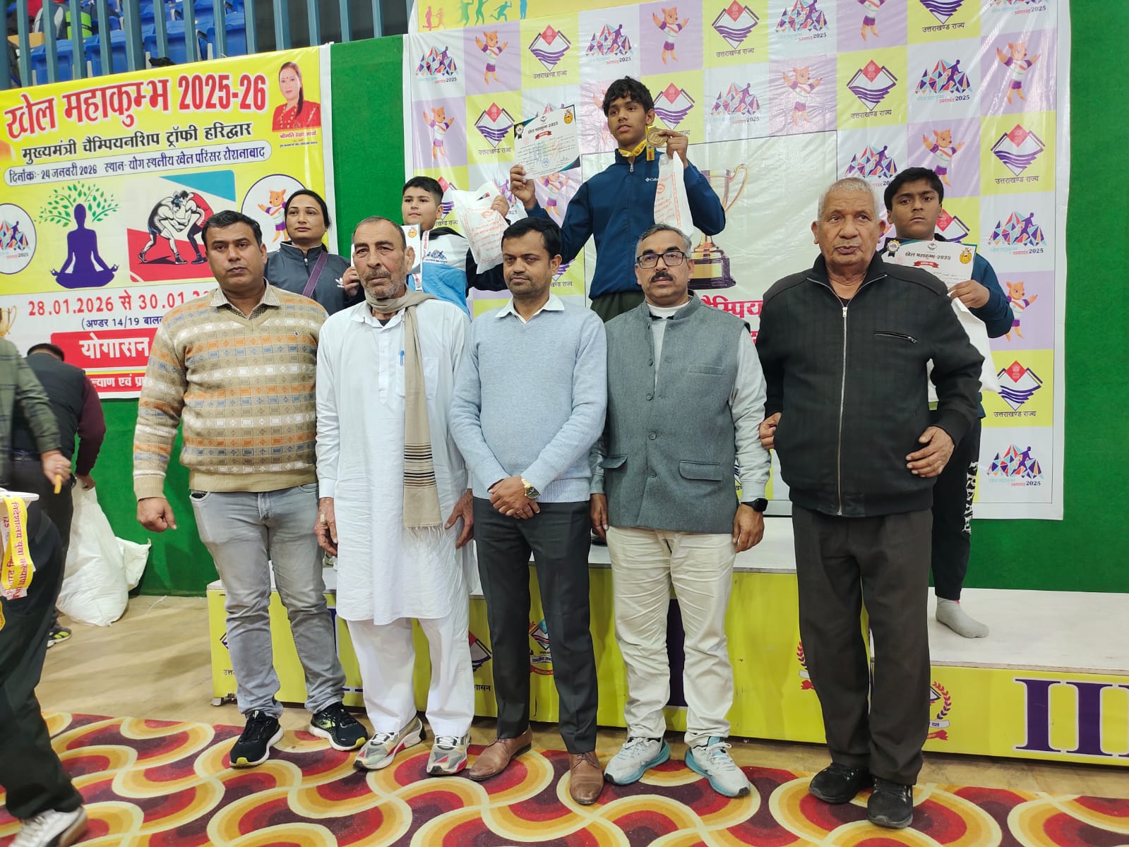 मुख्यमंत्री चैम्पियनशिप ट्रॉफी 2025 का भव्य समापन, हरिद्वार के खिलाड़ियों का शानदार प्रदर्शन