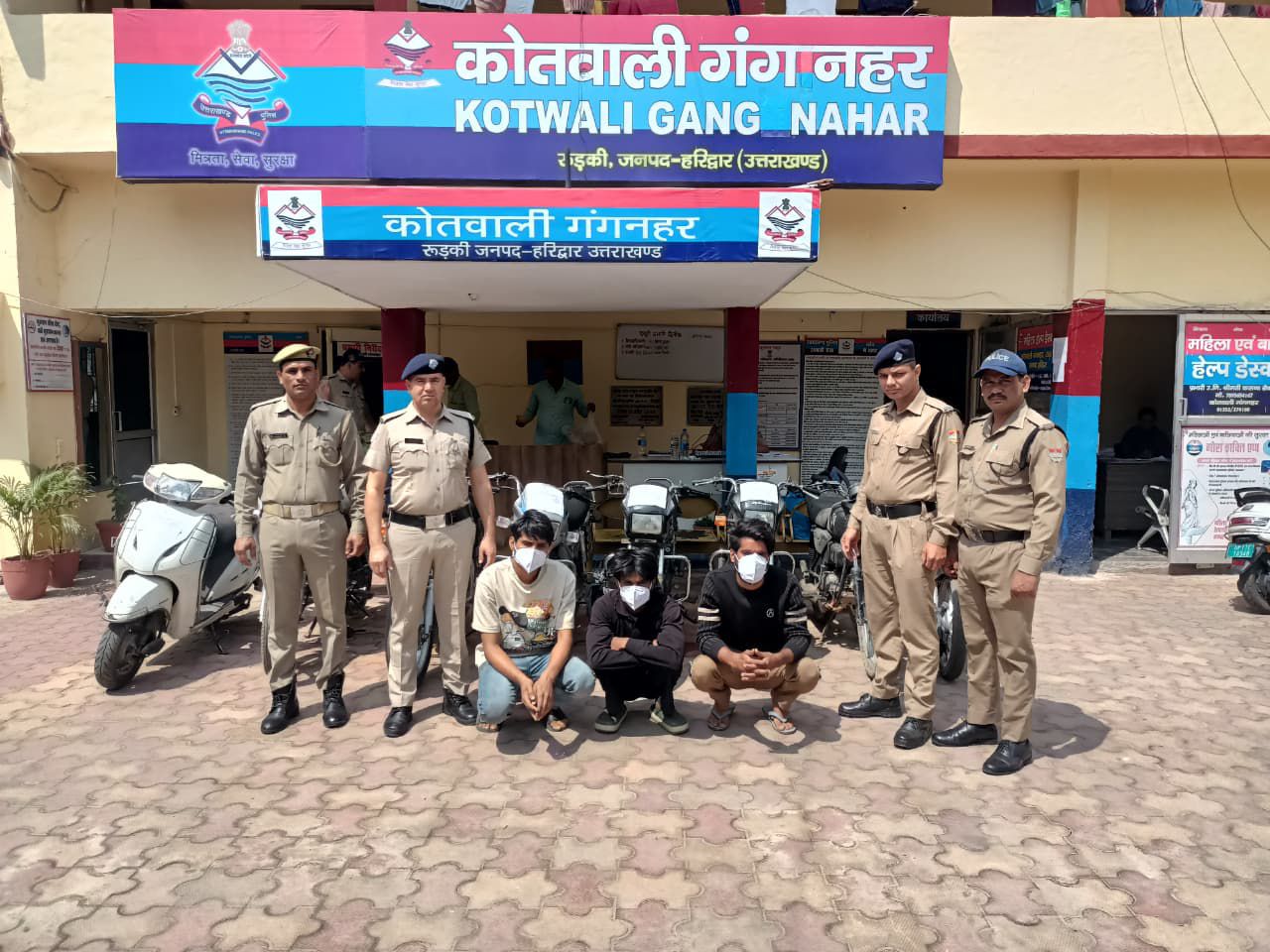 SSP नवनीत सिंह के नेतृत्व में वाहन चोर गिरोह का भंडाफोड़