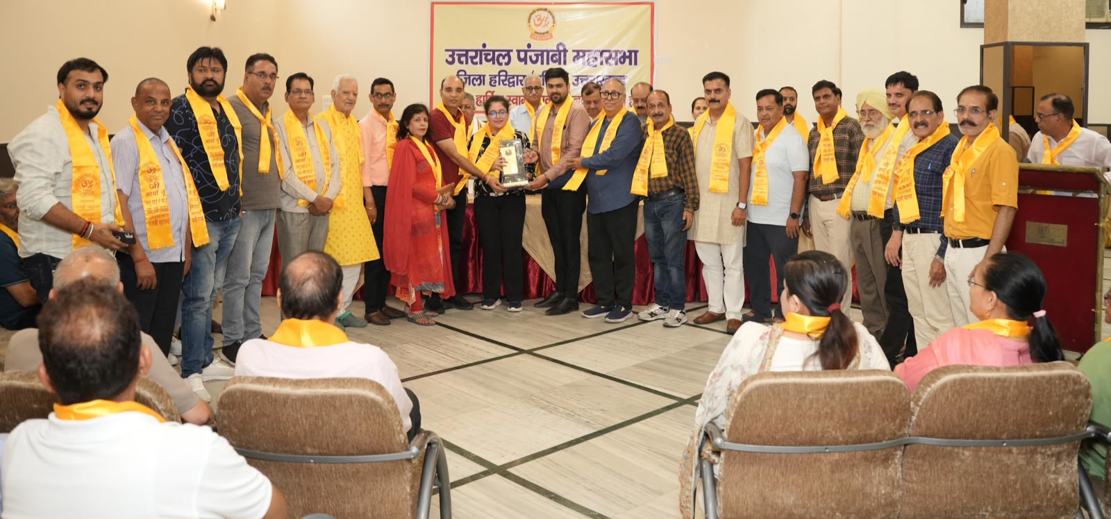 उत्तरांचल पंजाबी महासभा जिला हरिद्वार के तत्वाधान में उन सभी समाज के प्रतिनिधियों का स्वागत और अभिनंदन